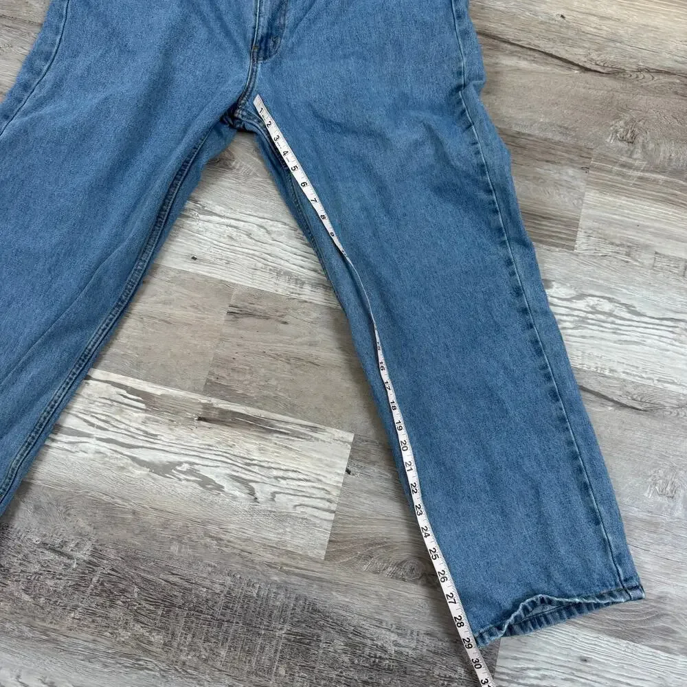 Levi’s 550 Jeans Blue Denim Relaxed Fit Dadcore Vintage Mens 42x30